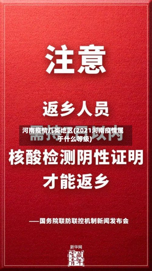 河南疫情几类地区(2021河南疫情属于什么等级)