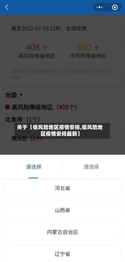 关于【低风险地区疫情安排,低风险地区疫情安排最新】-第2张图片
