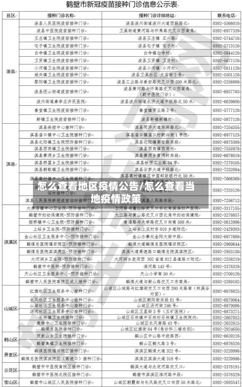 怎么查看地区疫情公告/怎么查看当地疫情政策-第2张图片