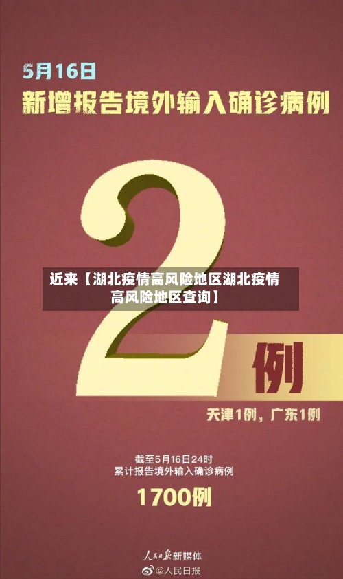 近来【湖北疫情高风险地区湖北疫情高风险地区查询】-第2张图片