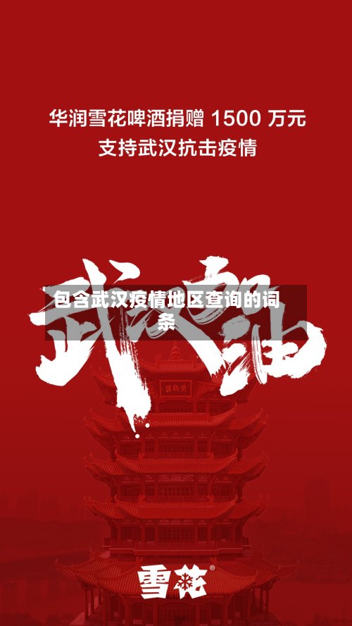 包含武汉疫情地区查询的词条