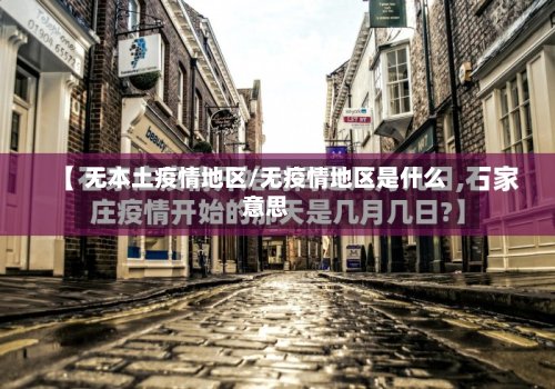 无本土疫情地区/无疫情地区是什么意思-第2张图片