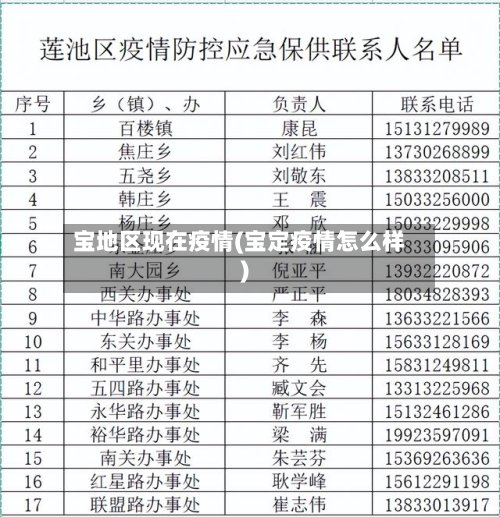 宝地区现在疫情(宝定疫情怎么样)