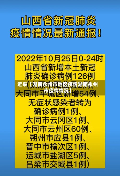 近来【湖南永州市地区疫情湖南永州市疫情情况】-第2张图片