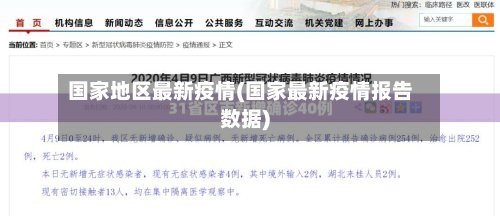 国家地区最新疫情(国家最新疫情报告数据)