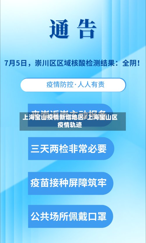 上海宝山疫情新增地区/上海宝山区疫情轨迹