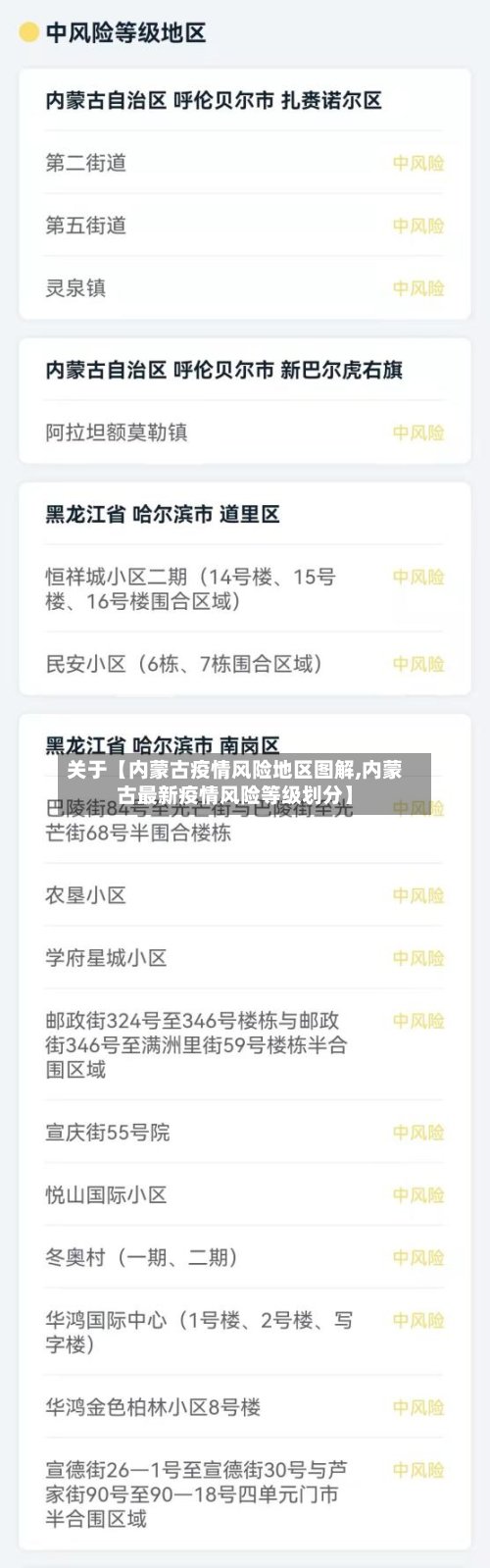 关于【内蒙古疫情风险地区图解,内蒙古最新疫情风险等级划分】-第2张图片
