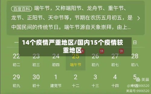 14个疫情严重地区/国内15个疫情较重地区-第3张图片