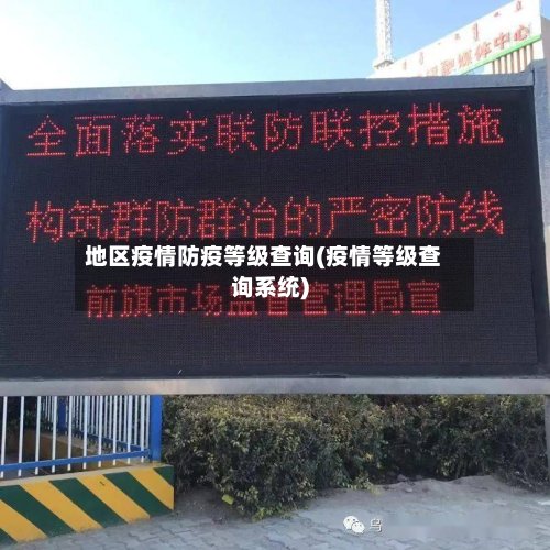地区疫情防疫等级查询(疫情等级查询系统)-第2张图片