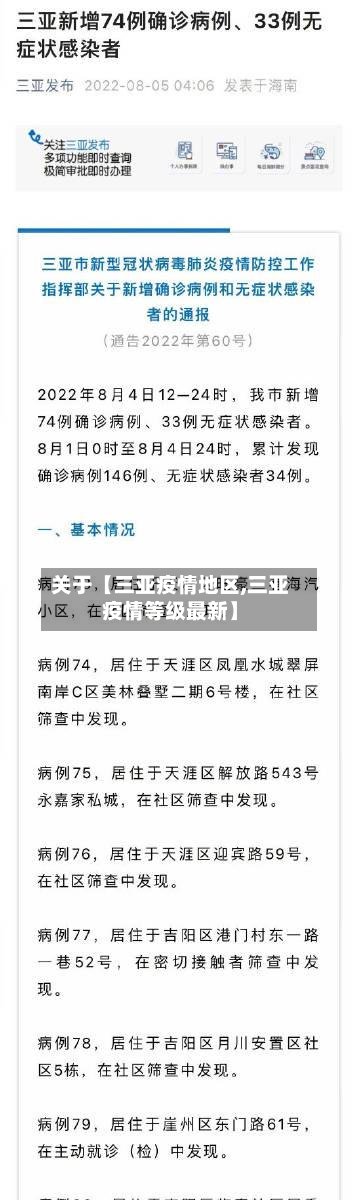 关于【三亚疫情地区,三亚疫情等级最新】-第2张图片