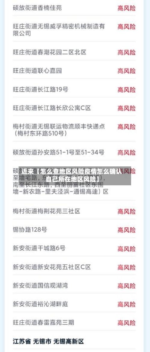 近来【怎么查地区风险疫情怎么确认自己所在地区风险】-第2张图片