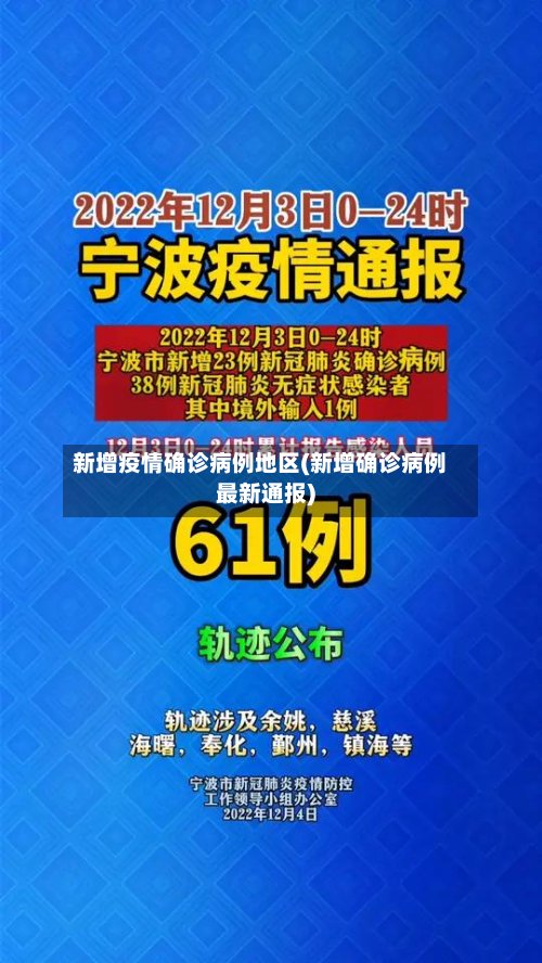 新增疫情确诊病例地区(新增确诊病例最新通报)