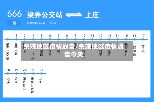 余姚地区疫情通告/余姚地区疫情通告今天