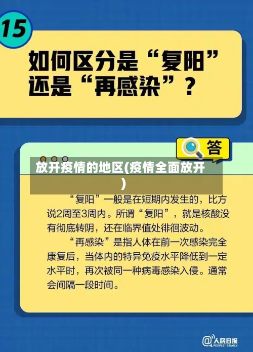 放开疫情的地区(疫情全面放开)-第3张图片