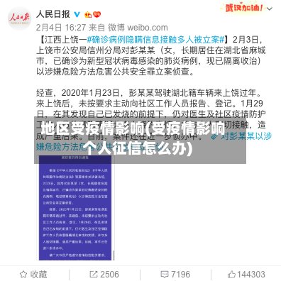 地区受疫情影响(受疫情影响个人征信怎么办)-第2张图片