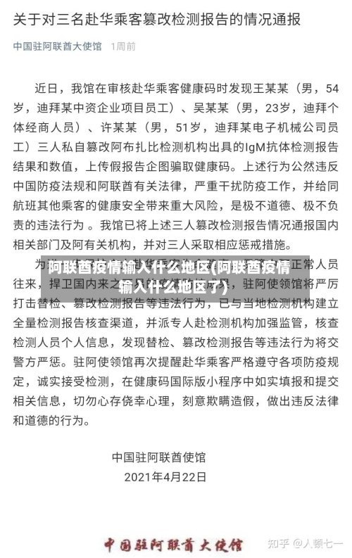 阿联酋疫情输入什么地区(阿联酋疫情输入什么地区了)-第2张图片