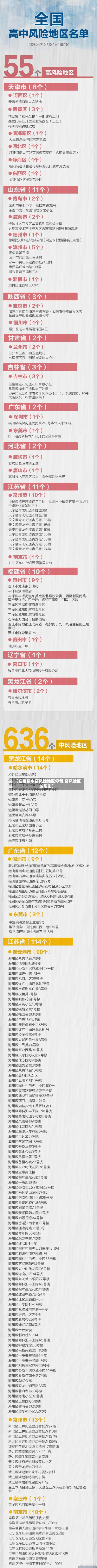 【在疫情中高风险地区停留,高风险区域规则】-第2张图片