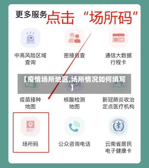 【疫情场所地区,场所情况如何填写】-第2张图片