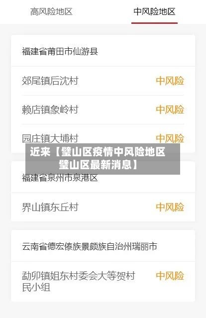近来【璧山区疫情中风险地区璧山区最新消息】-第2张图片