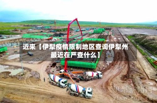 近来【伊犁疫情限制地区查询伊犁州最近在严查什么】-第2张图片