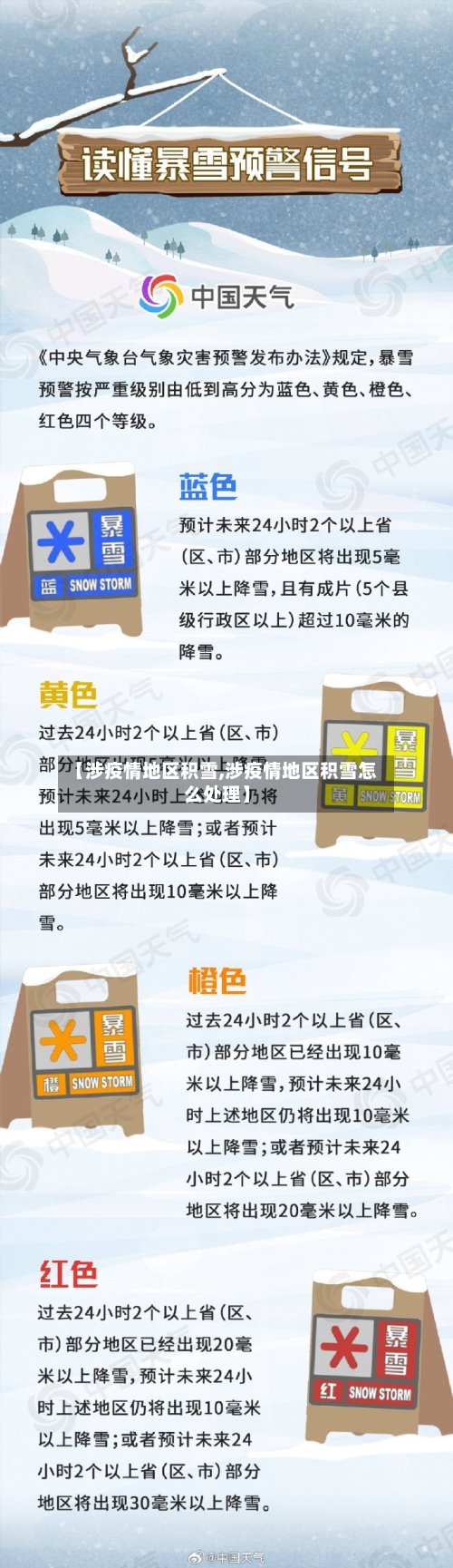 【涉疫情地区积雪,涉疫情地区积雪怎么处理】