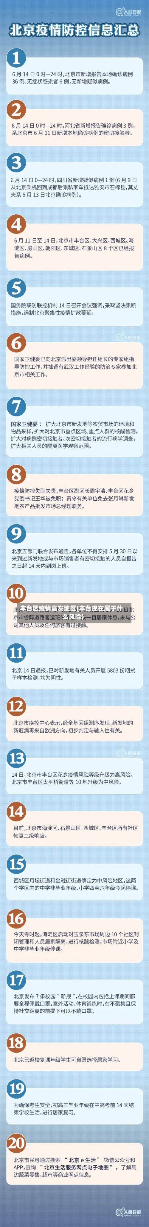 丰台区疫情高发地区(丰台现在属于什么风险)-第2张图片