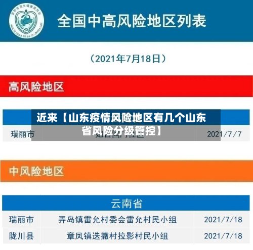 近来【山东疫情风险地区有几个山东省风险分级管控】