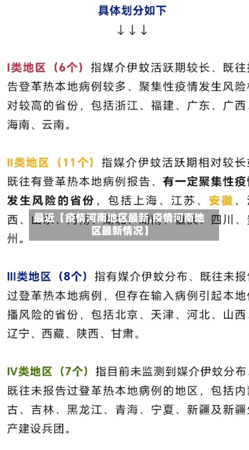 最近【疫情河南地区最新,疫情河南地区最新情况】
