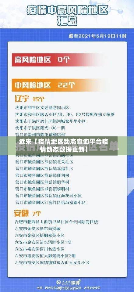 近来【疫情地区动态查询平台疫情动态数据更新】-第2张图片