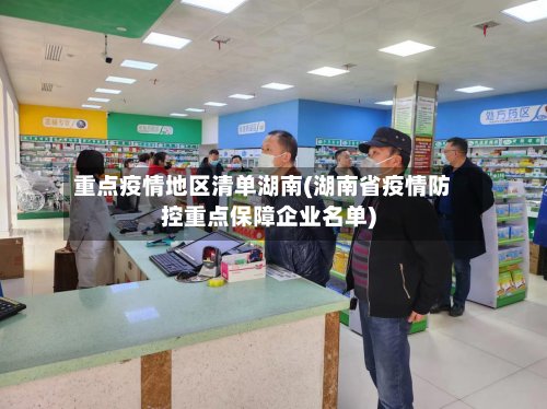 重点疫情地区清单湖南(湖南省疫情防控重点保障企业名单)-第2张图片