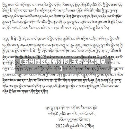 【玉树地区疫情如何,玉树最近消息】-第2张图片