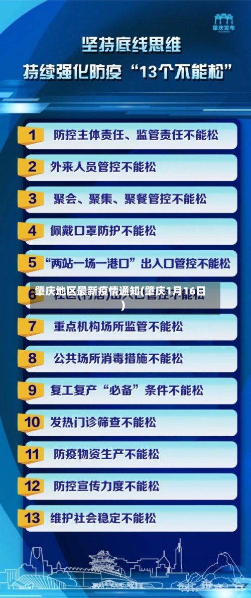 肇庆地区最新疫情通知(肇庆1月16日)-第3张图片
