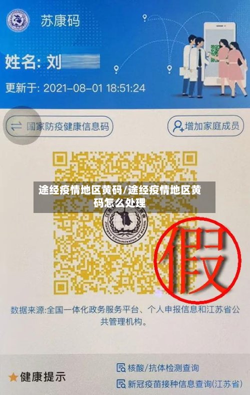 途经疫情地区黄码/途经疫情地区黄码怎么处理-第2张图片