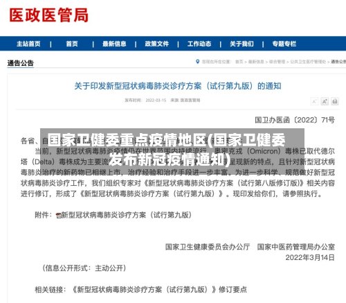 国家卫健委重点疫情地区(国家卫健委发布新冠疫情通知)-第2张图片