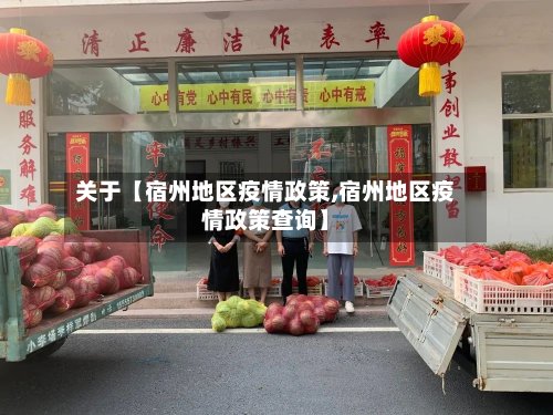 关于【宿州地区疫情政策,宿州地区疫情政策查询】