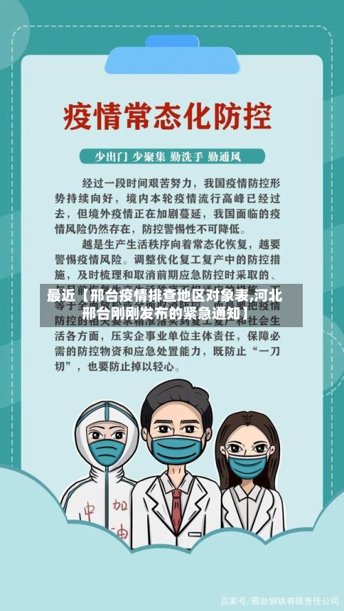 最近【邢台疫情排查地区对象表,河北邢台刚刚发布的紧急通知】